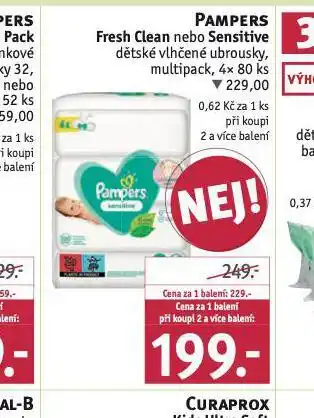 Rossmann Pampers dětské vlhčené ubrousky nabídka