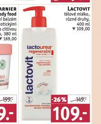 Rossmann Lactovit tělové mléko nabídka