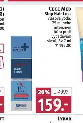 Rossmann Cece med stop hair loss vlasová voda nabídka