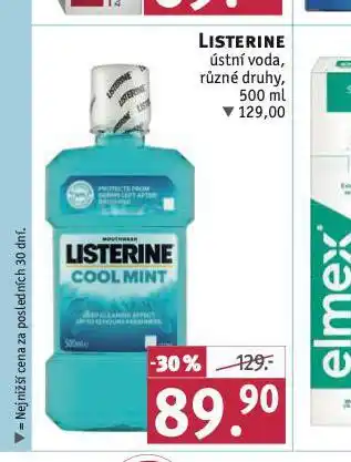 Rossmann Listerine ústní voda nabídka