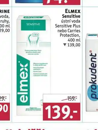 Rossmann Elmex sensitive ústní voda nabídka