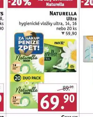 Rossmann Naturella ultra hygienické vložky nabídka