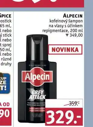 Rossmann Alpecin kofeinový šampon nabídka