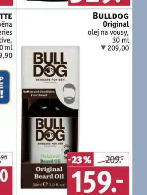 Rossmann Bulldog original olej na vousy nabídka