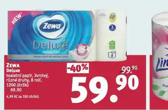 Rossmann Zewa deluxe toaletní papír nabídka