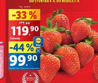 Lidl Jahody nabídka