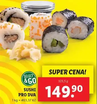 Lidl Sushi pro dva nabídka