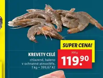 Lidl Krevety celé nabídka