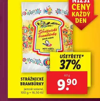 Lidl Strážnické brambůrky nabídka