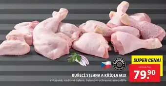 Lidl Kuřecí stehna a křídla mix nabídka