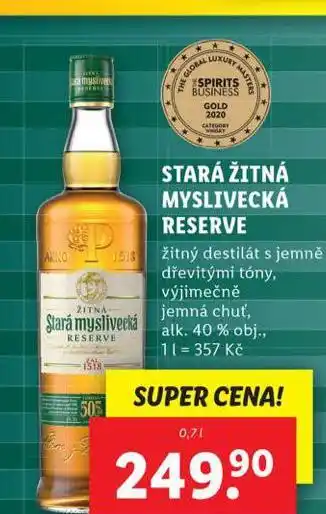 Lidl Stará žitná myslivecká nabídka