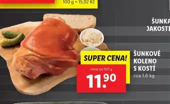 Lidl Šunkové koleno s kostí nabídka