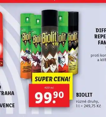 Lidl Biolit nabídka