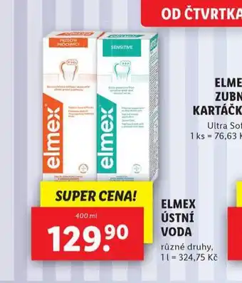 Lidl Elmex ústní voda nabídka