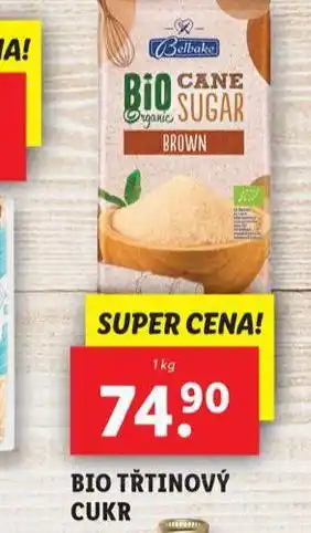 Lidl Bio třtinový cukr nabídka