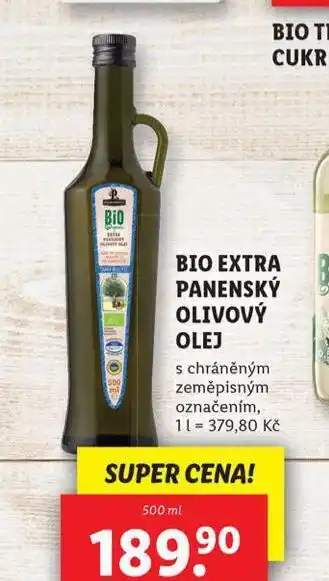 Lidl Bio extra panenský olivový olej nabídka