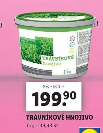 Lidl Trávníkové hnojivo nabídka