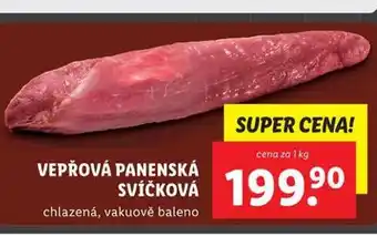 Lidl Vepřová panenská svíčková nabídka