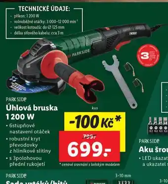 Lidl Úhlová bruska 1200 w nabídka
