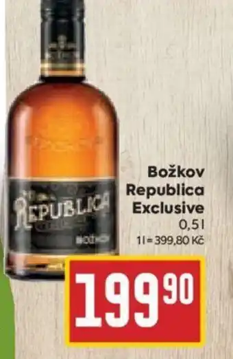 Billa Božkov Republica Exclusive 0,5L nabídka