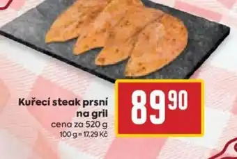 Billa Kuřecí steak prsní na gril nabídka