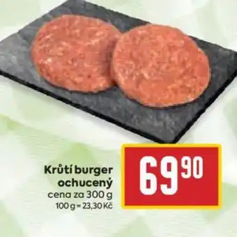 Billa Krůtí burger ochucený nabídka