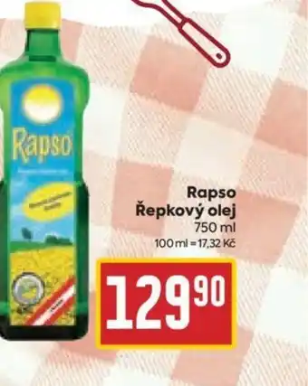 Billa Rapso Řepkový olej 750 ml nabídka