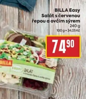 Billa BILLA Easy Salát s červenou řepou a ovčím sýrem nabídka