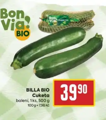 Billa BILLA BIO Cuketa nabídka