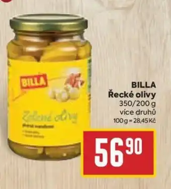 Billa BILLA Řecké olivy nabídka