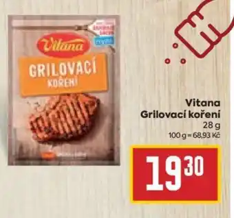 Billa Vitana Grilovací koření nabídka