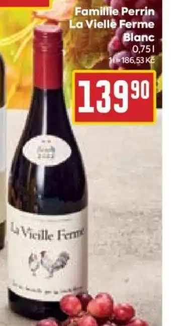 Billa Famillie Perrin La Vielle Ferme Blanc 0,75L nabídka