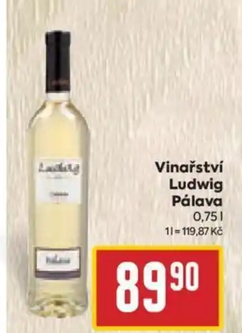 Billa Vinařství Ludwig Pálava 0.75L nabídka