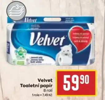 Billa Velvet Toaletní papír nabídka