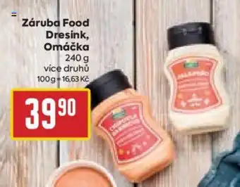 Billa Záruba Food Dresink, Omáčka nabídka