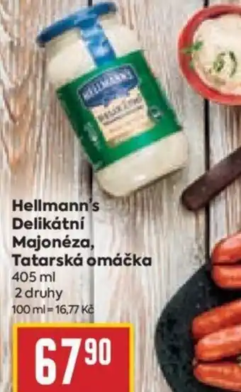 Billa Hellmann's Delikátní Majonéza, Tatarská omáčka nabídka