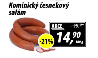 ZEMAN Kominický česnekový salám nabídka