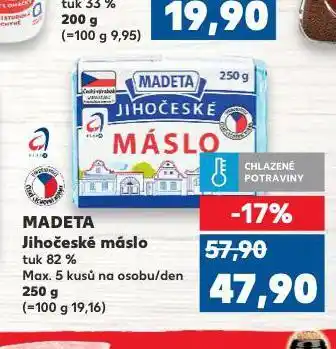 Kaufland Jihočeské máslo nabídka