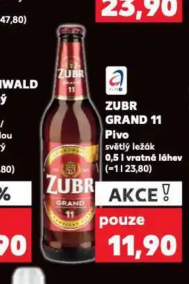 Kaufland Pivo zubr nabídka