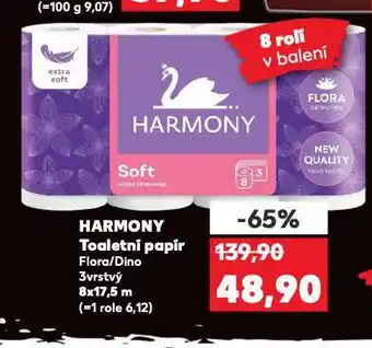 Kaufland Harmony toaletní papír nabídka