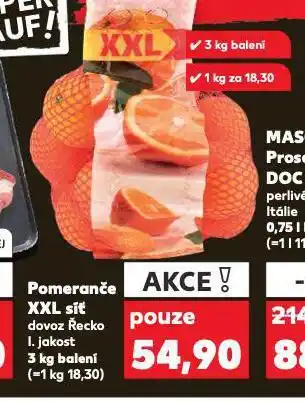 Kaufland Pomeranče nabídka