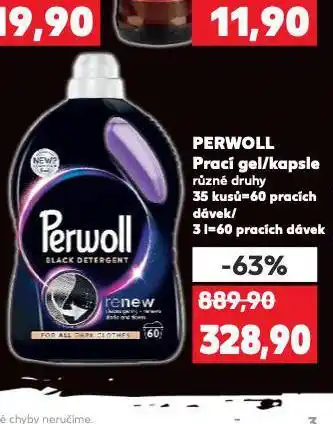 Kaufland Perwoll prací kapsle nabídka