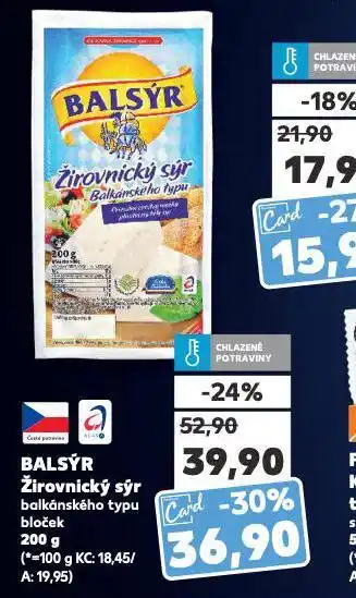 Kaufland Balsýr nabídka