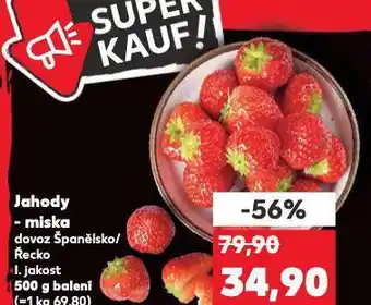 Kaufland Jahody nabídka