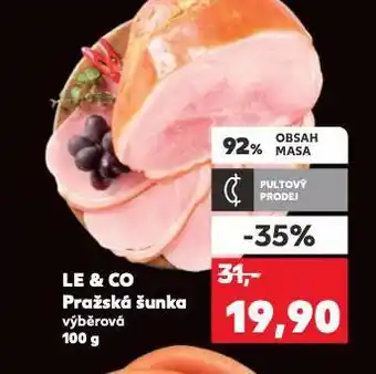 Kaufland Pražská šunka nabídka