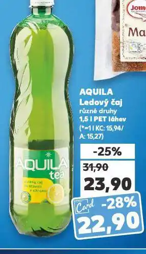 Kaufland Aquila ledový čaj nabídka