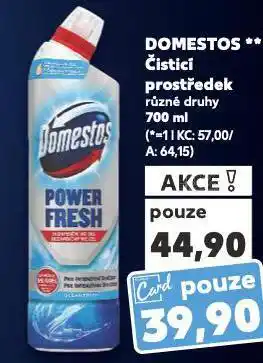 Kaufland Domestos čisticí prostředek nabídka