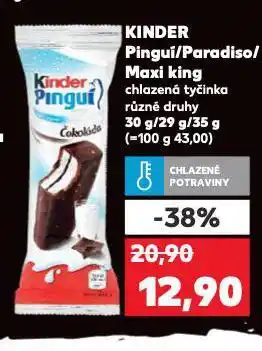 Kaufland Kinder maxi king nabídka