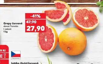 Kaufland Grepy červené nabídka