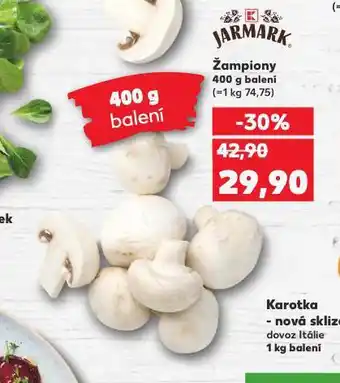 Kaufland Žampiony nabídka